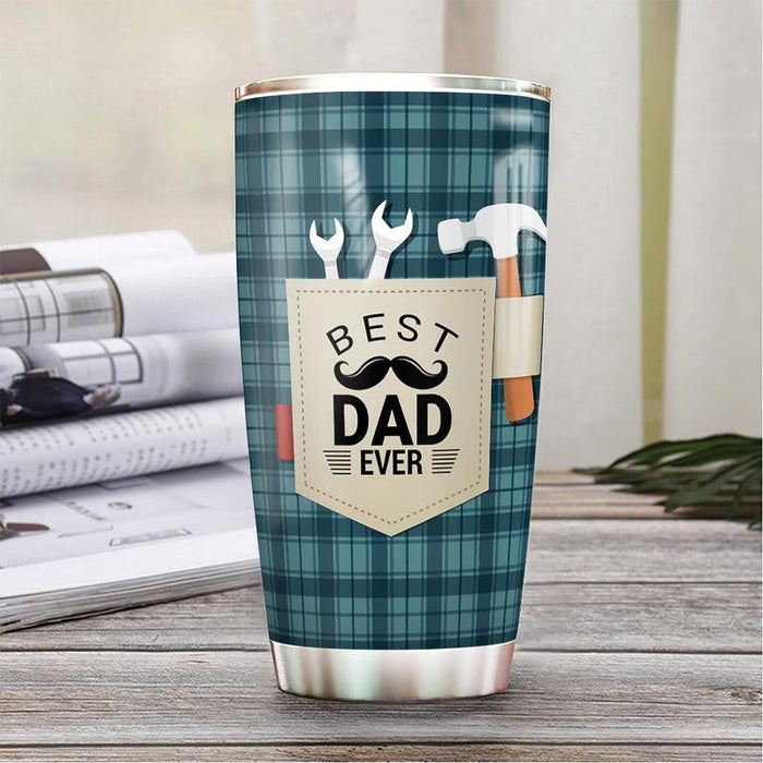 Best Dad Ever Stainless Steel Tumbler Gift For Dad Gift For Father Father's Day Gift Ideas