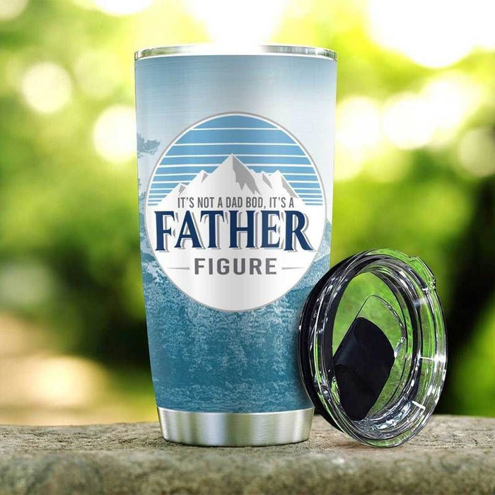 Beer Dad Father Figure Stainless Steel Tumbler Gift For Dad Gift For Father Father's Day Gift Ideas